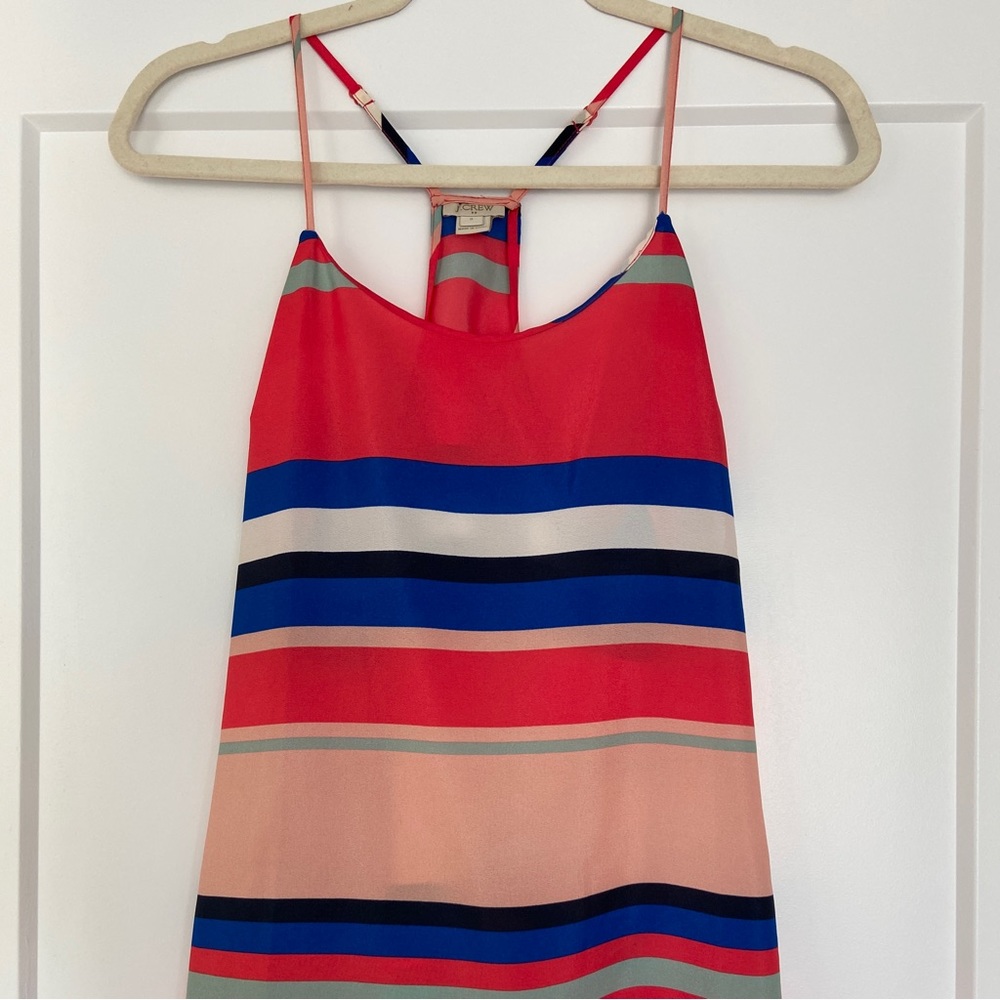 Multicolour Stripe J.Crew Tank